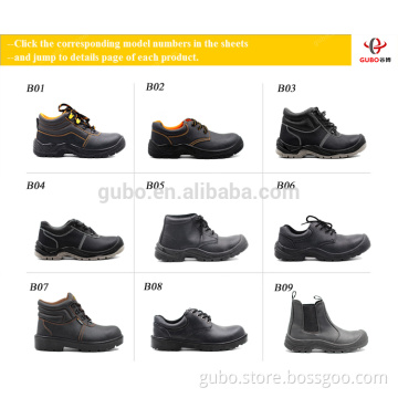 composite toe cap shock resistant lab safety shoes in stock